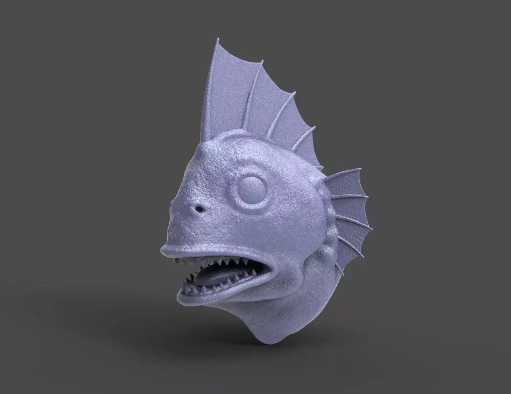 HEAD-R2 high poly sculpt  3D model