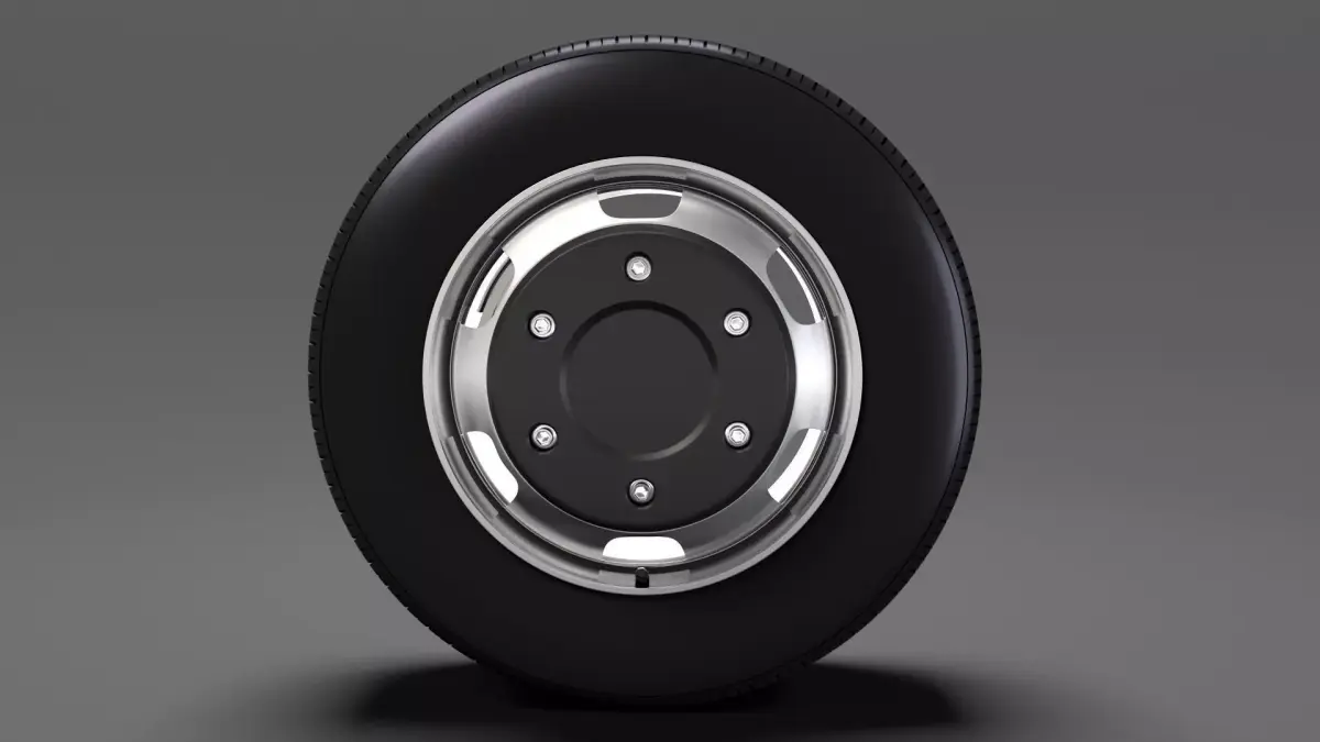 Opel Movano Van wheel 2017 3D model