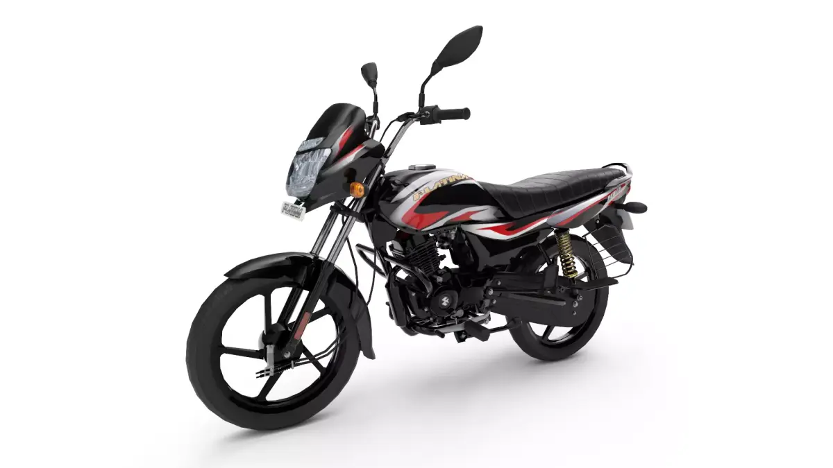 Bajaj Platina 100 Low-poly 3D model