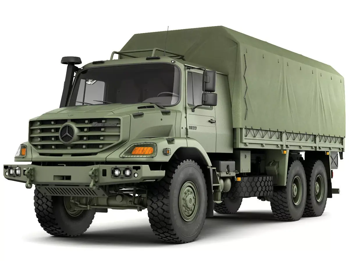 Mercedes Zetros Military 6X6 3D model