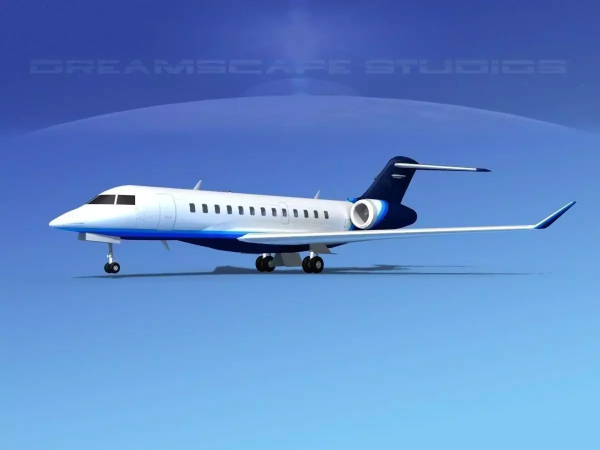 Bombardier Global Express 6000 V16 3D model