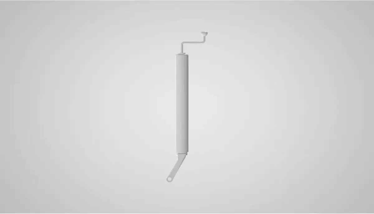 Trailer Jockey wheel - Trailer Jack Free 3D model