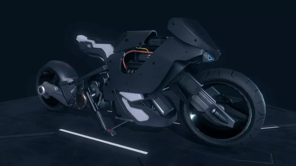 Mechanical cars and motorcycles 3D model