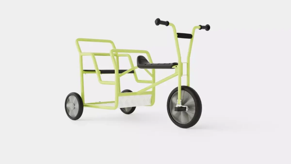 Tricycle Low-poly 3D model