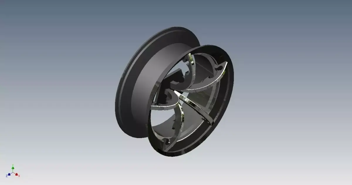 Car rim Free 3D model Polygon mesh