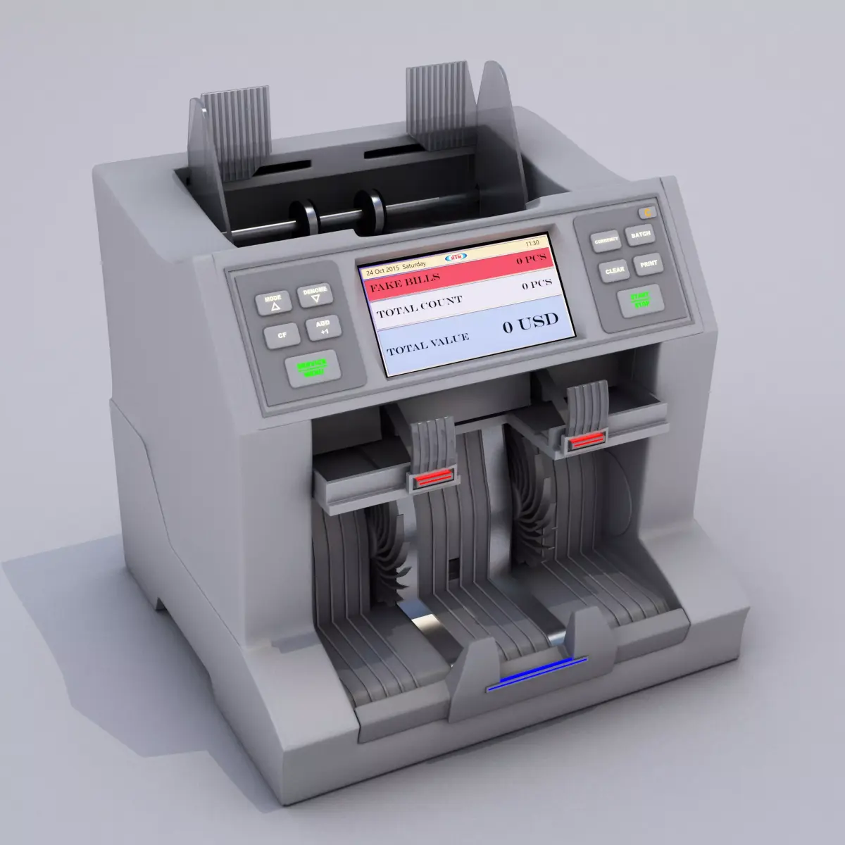 Currency Counting Machine 3D model