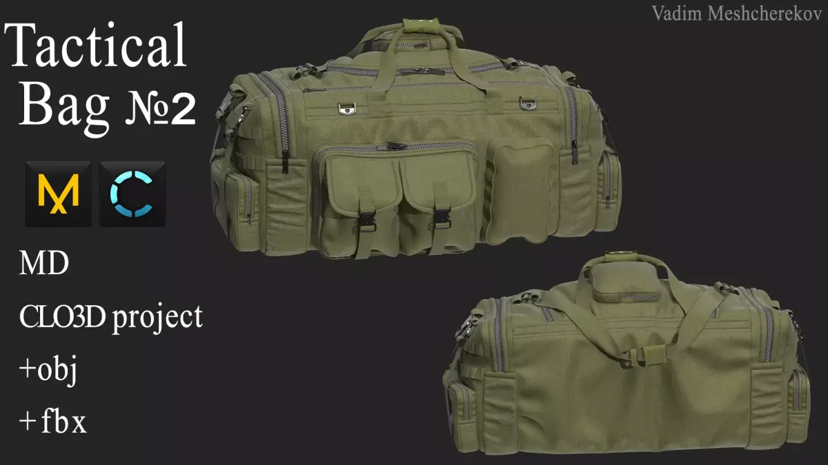 Tactical Bag 2 3D model