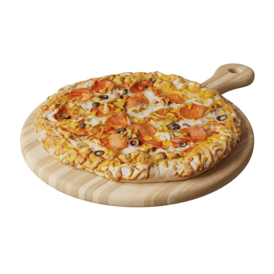  Medium Deluxe Pizza Food Model  purchase
