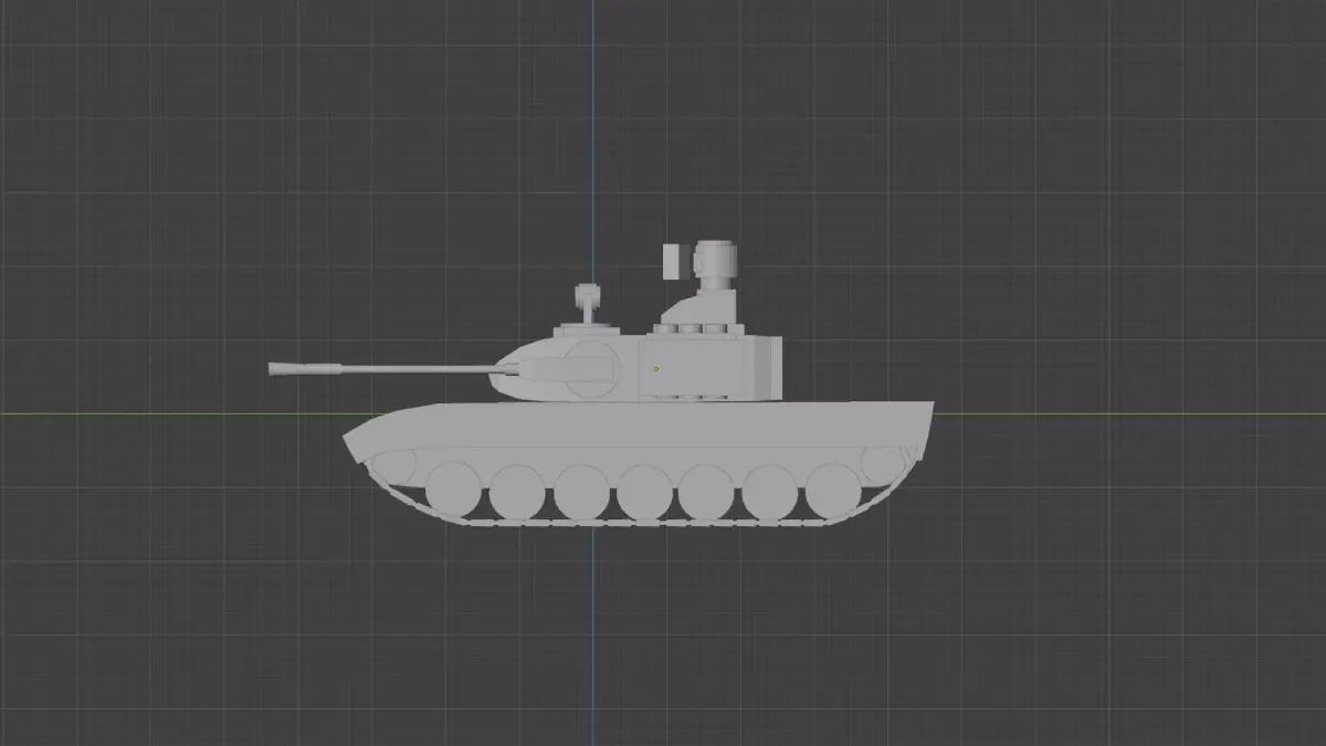 Shadowguard Gun Mount Type 1A1 Low-poly 3D model