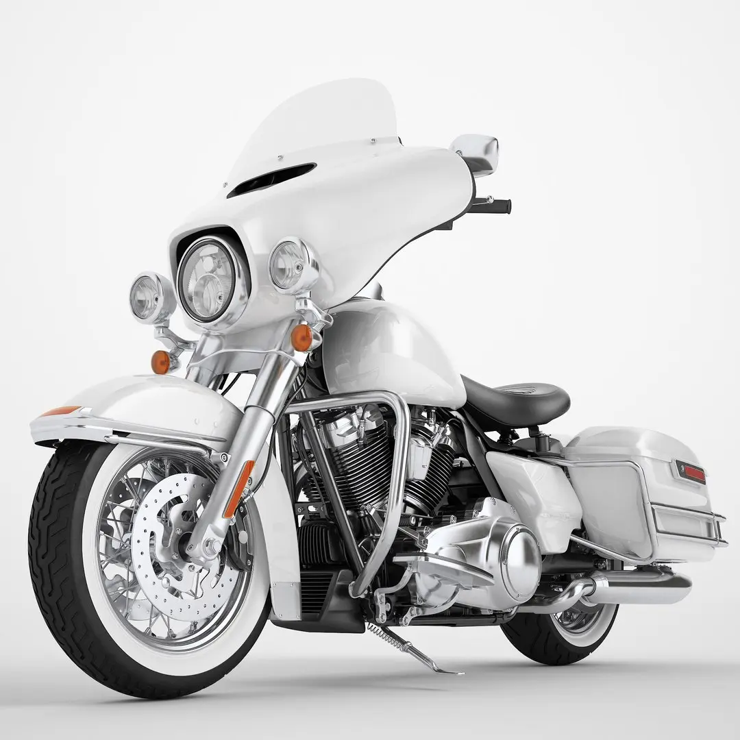 Generic Classic Motorcycle 04 3D model
