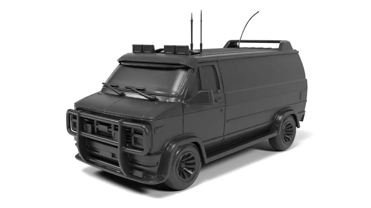 A team Van 3D print model