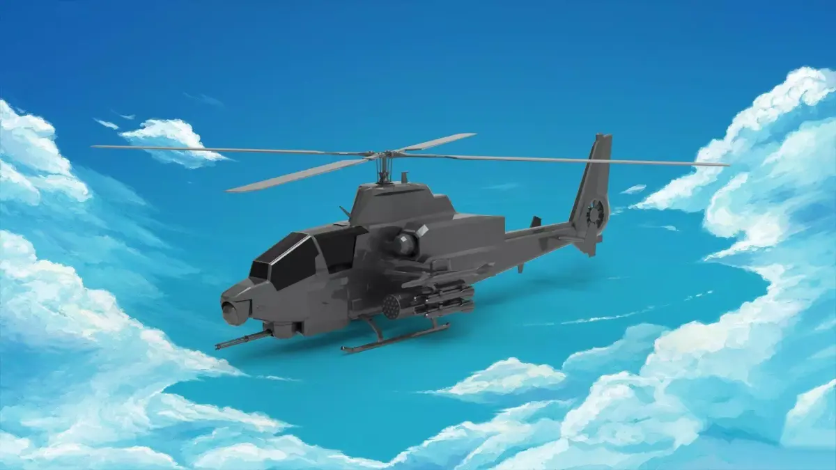 Bell AH-1 Cobra 3D model