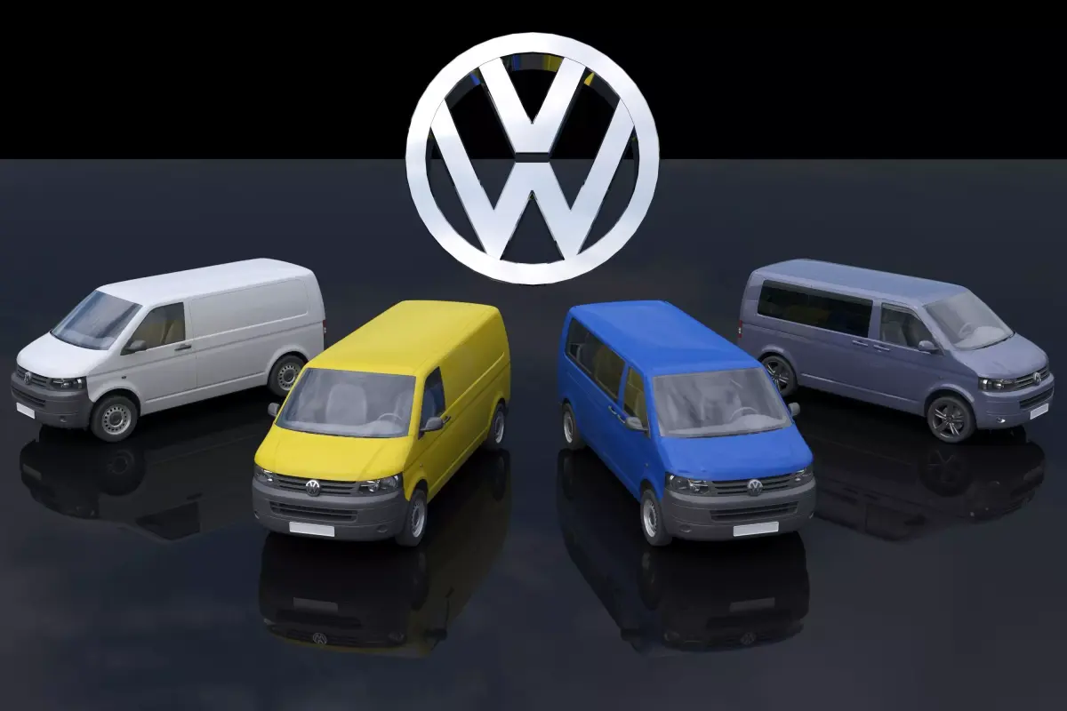 VW Multivan Transporter T5 3D Model Pack