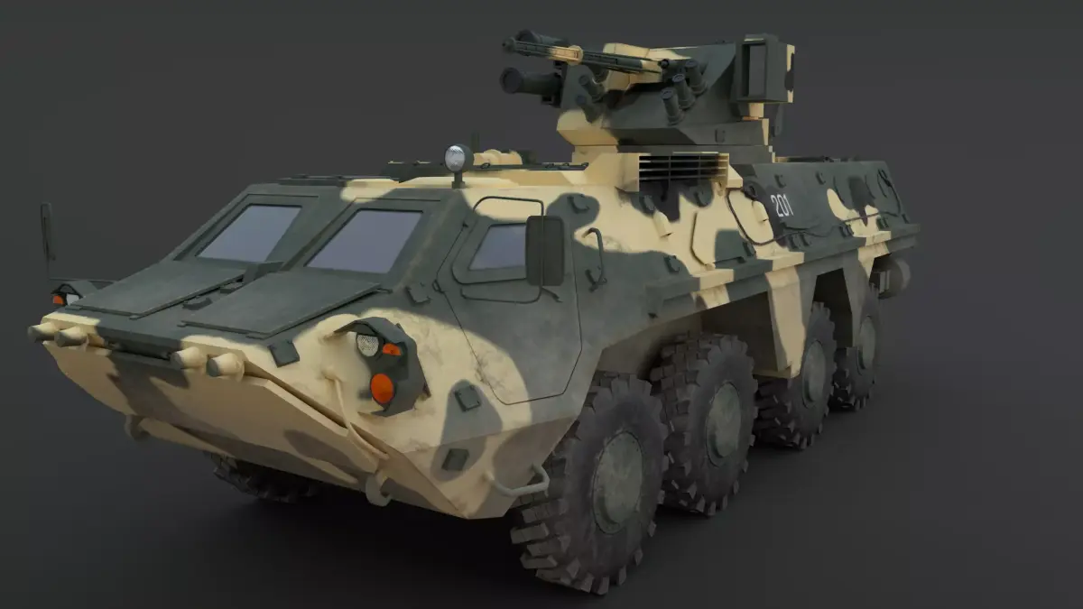 BTR-4 Bucephalus 3D model
