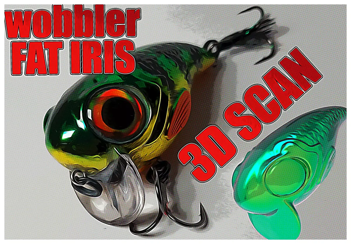 3d scan  wobbler spro fat Iris  3D model
