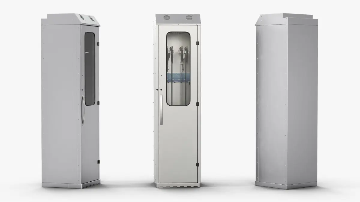Medical Single Door Scope Drying Cabinet 3D model