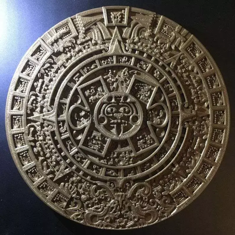 Aztec Calendar 3D print model