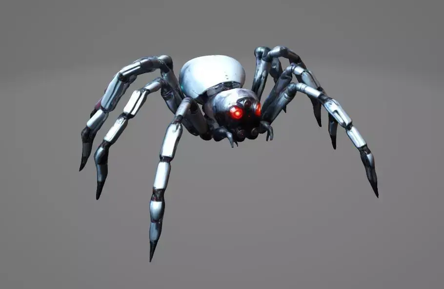 Cyberpunk Robot Spider 3D model purchase