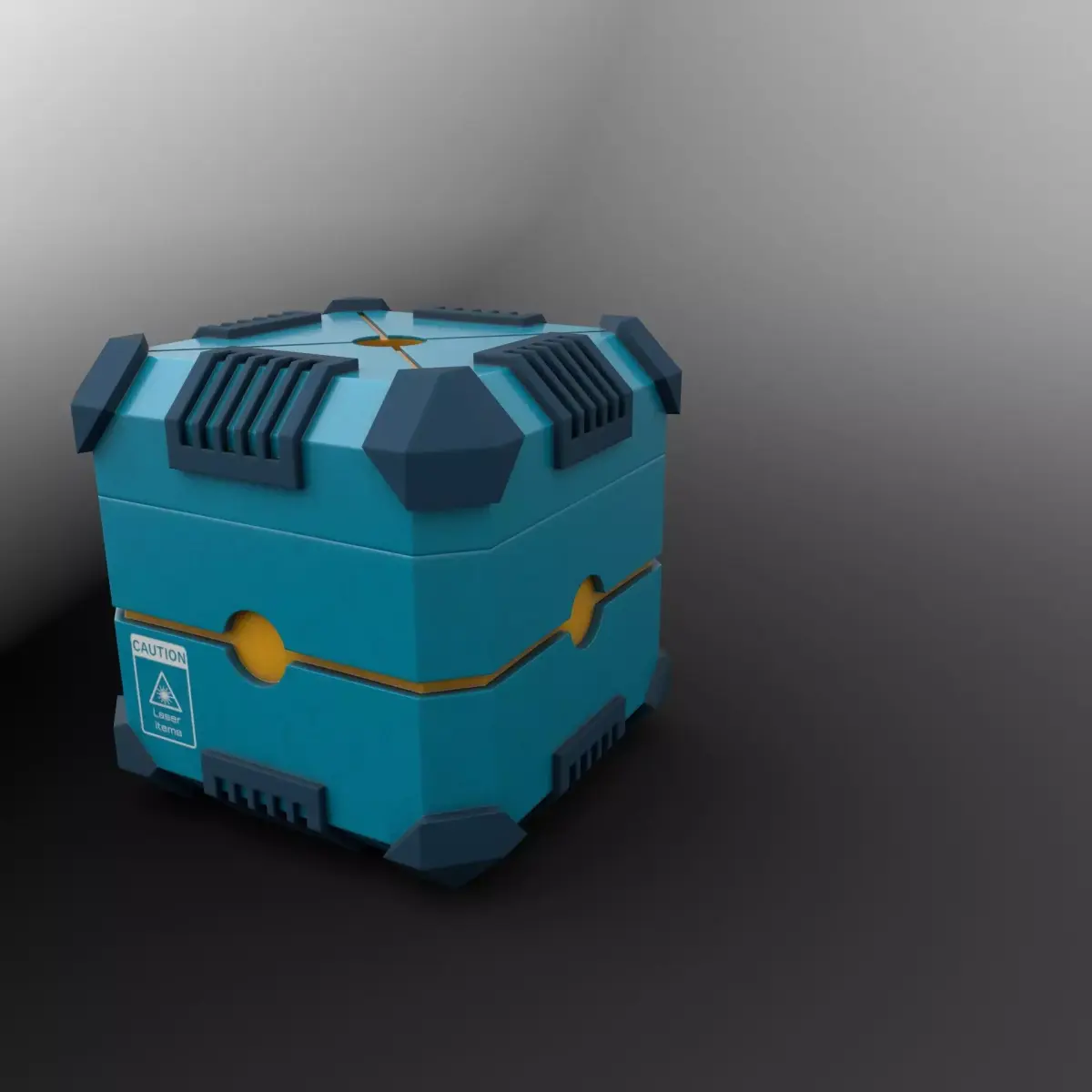 Sci-Fi Animated Lootbox Type3 Low-poly 3D model