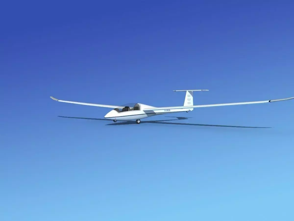 Duo Discus Sailplane 3D model 7