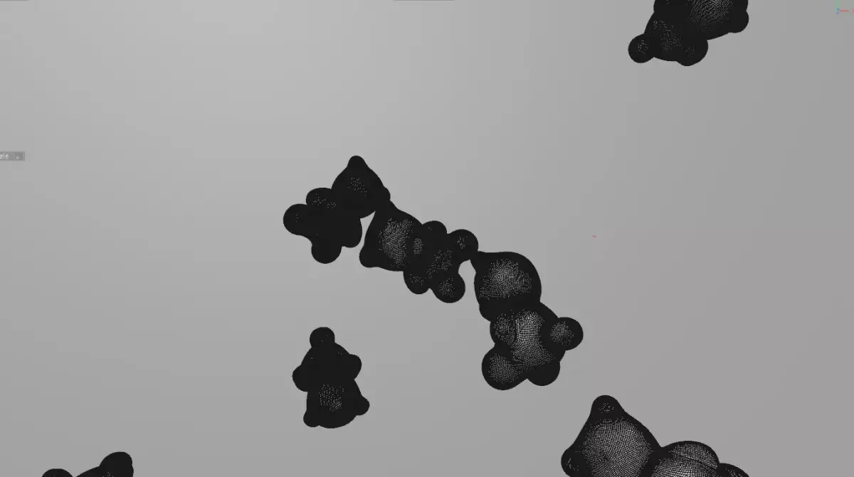 high polygon jelly bear Free 3D model