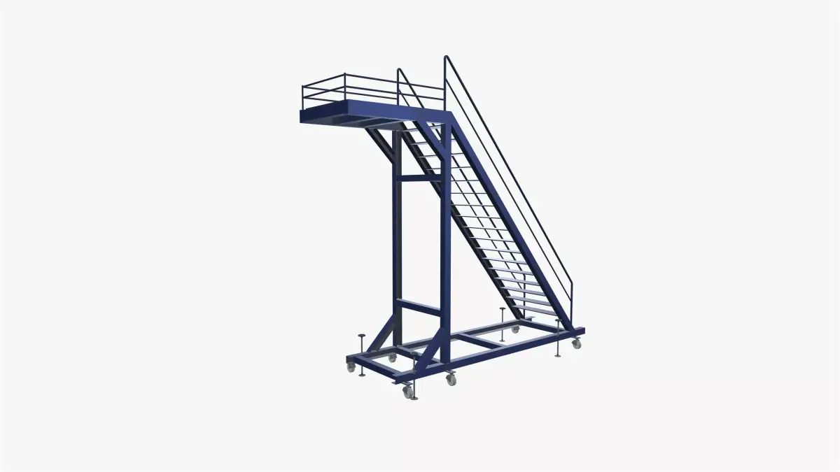 Ladder 3D model 4