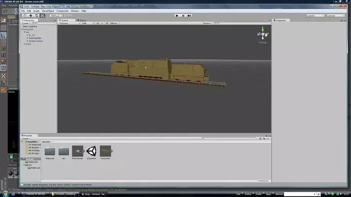 Front-tender for the German WKII Panzerlok BR 57 3D model