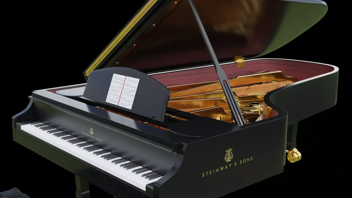 3D Piano Organ 3D model