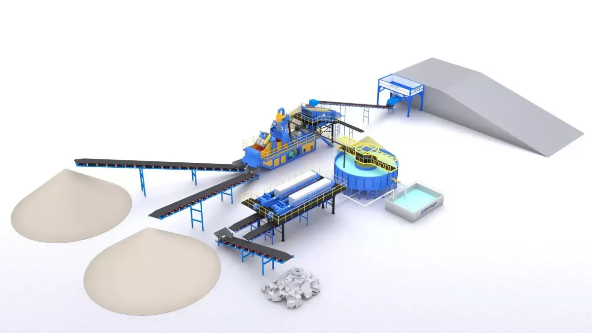 Sand Washing Equipment 3D model