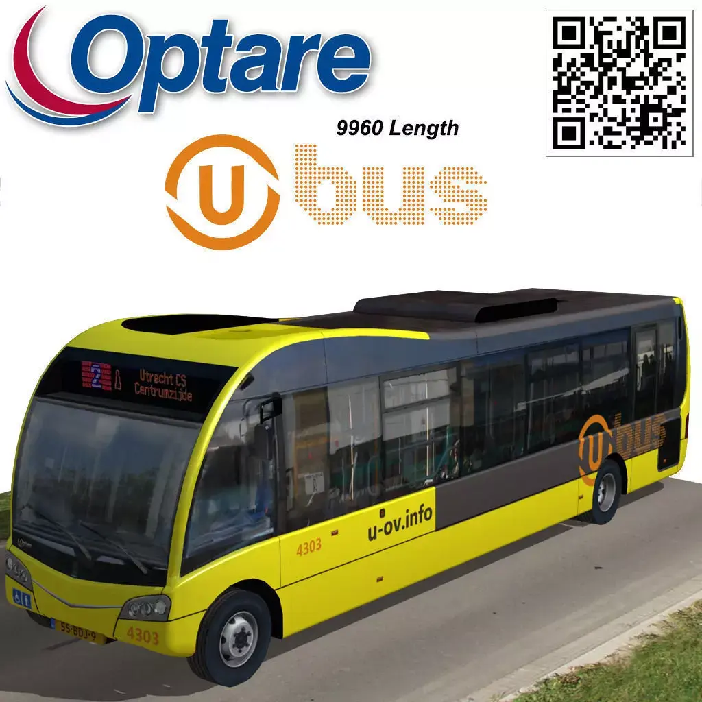 Optare Solo SR U-OV bus Low-poly 3D model