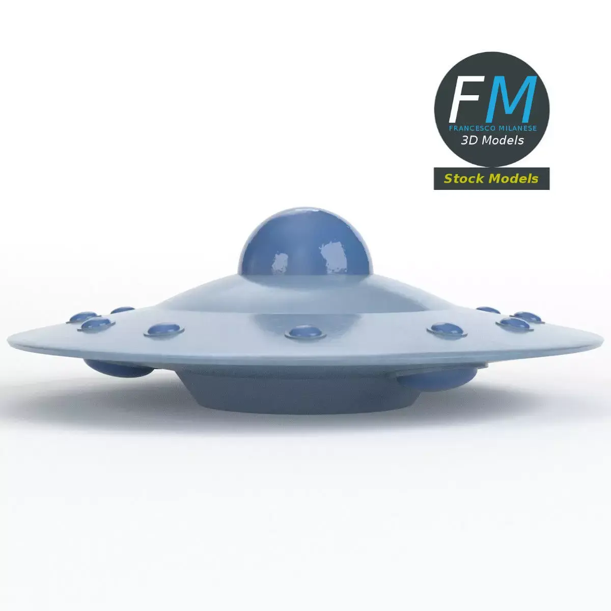 Flying saucer 1 3D model