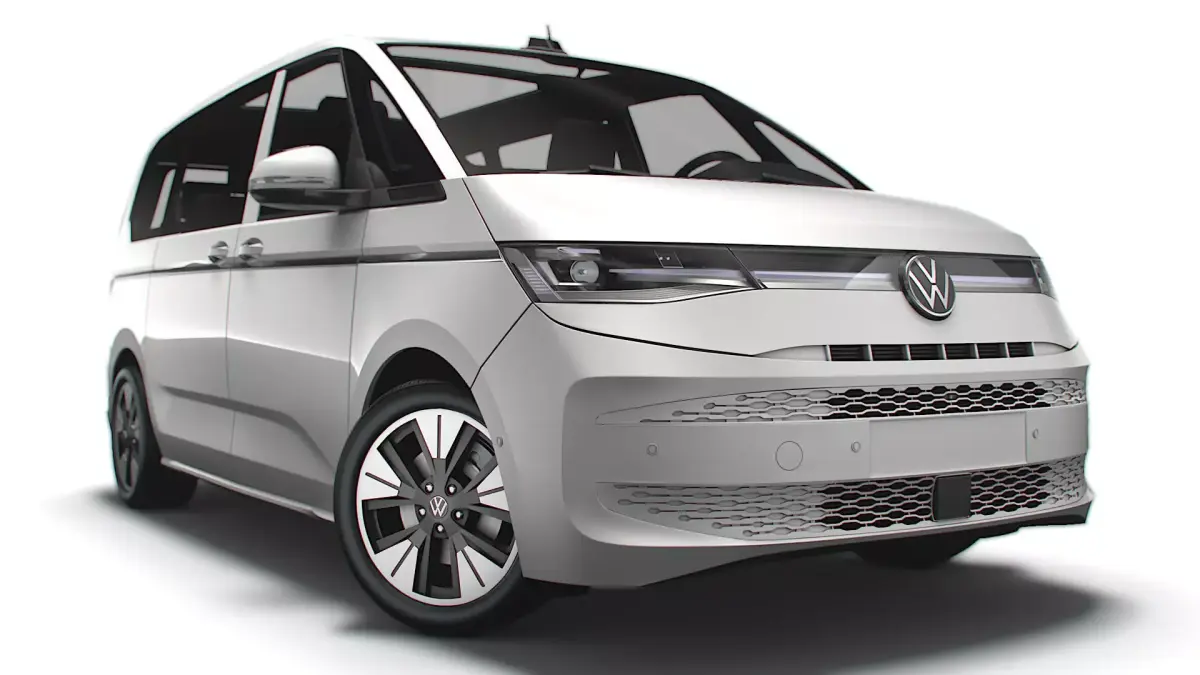 Volkswagen T7 Multivan TDI 2023 3D model