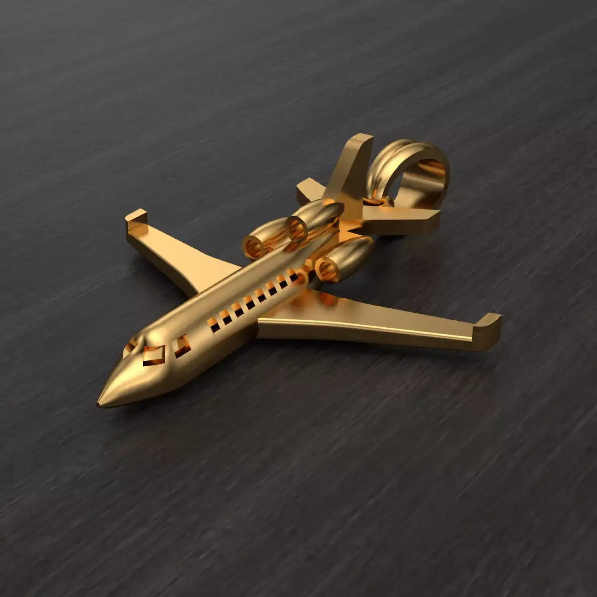 Falcon plane pendant-Dije avion falcon 3D print model