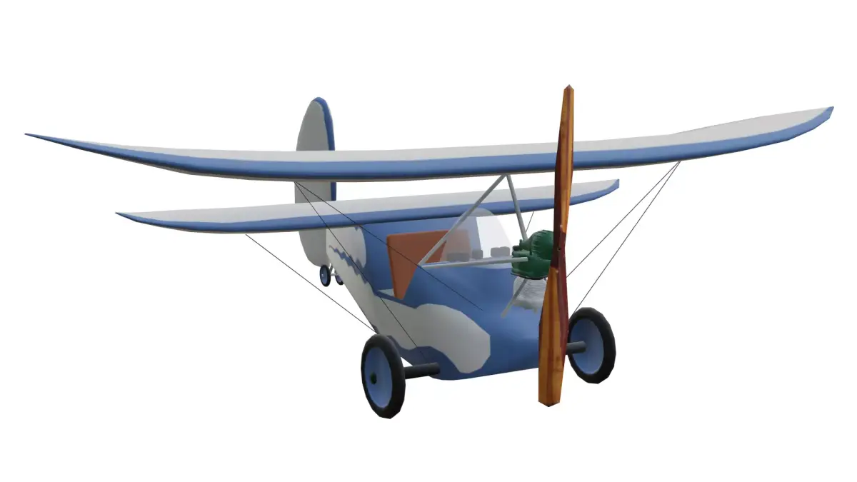 Mignet HM14 Pou du Ciel Low-poly 3D model