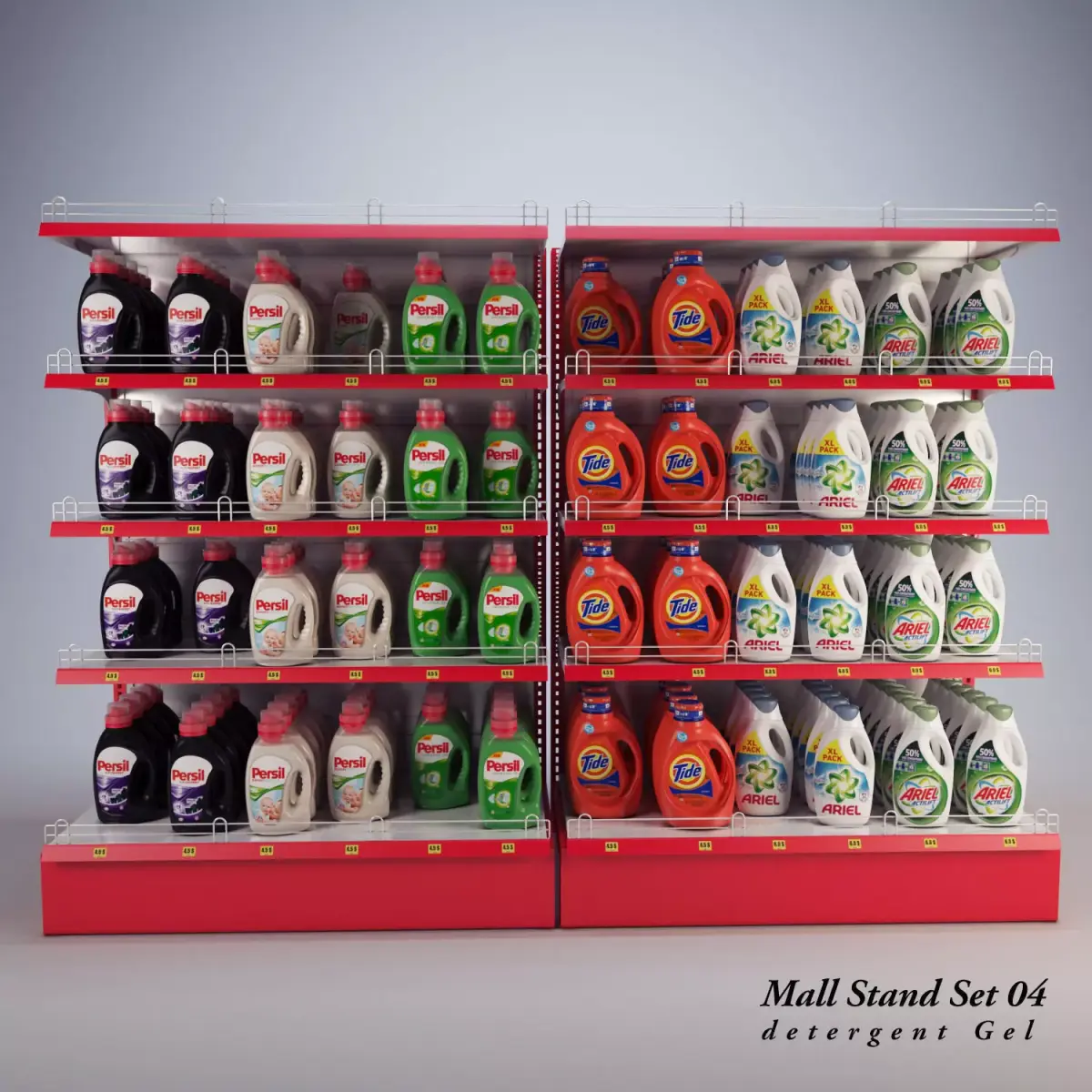 Mall Stand Set 04 3D model