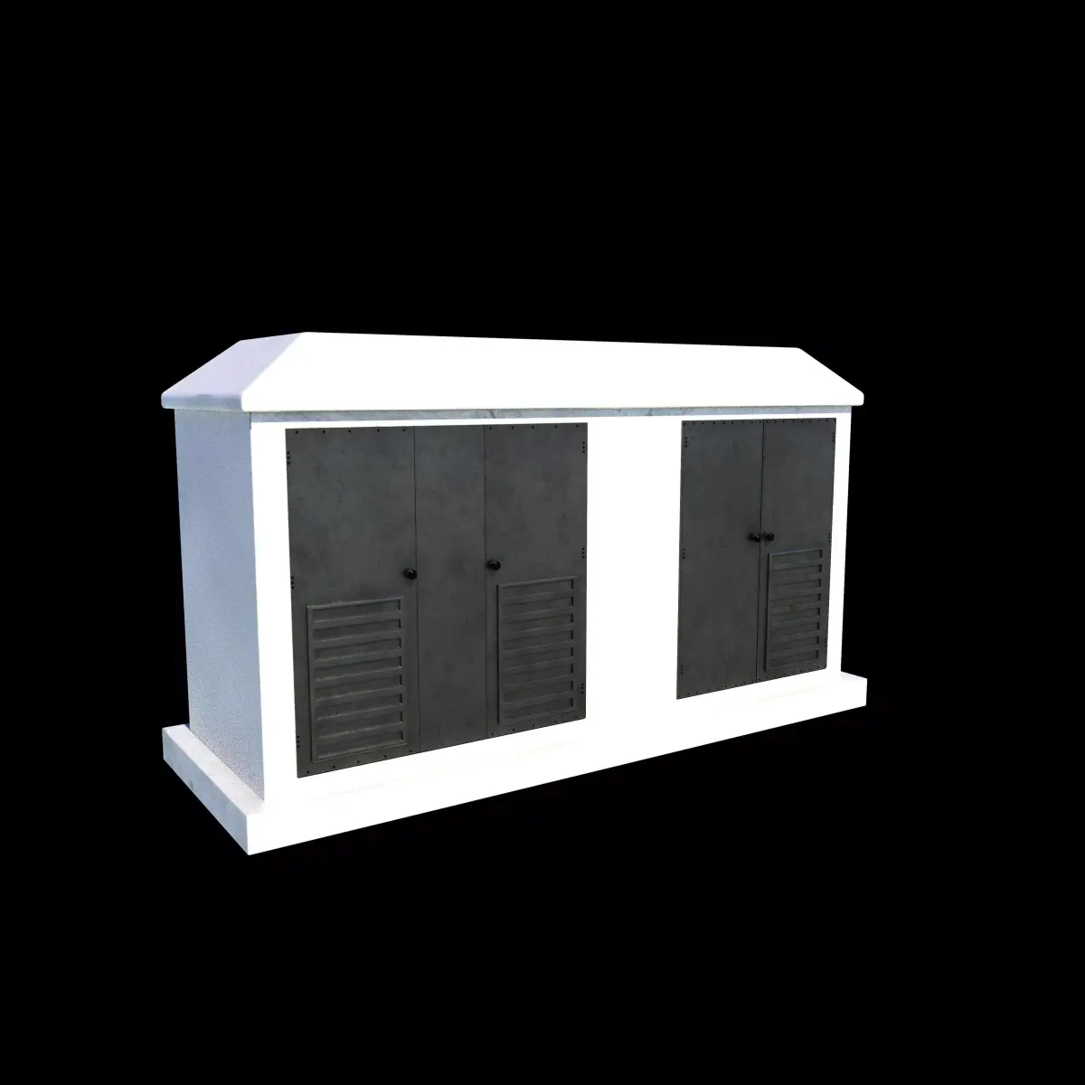 substation transformer   3D model