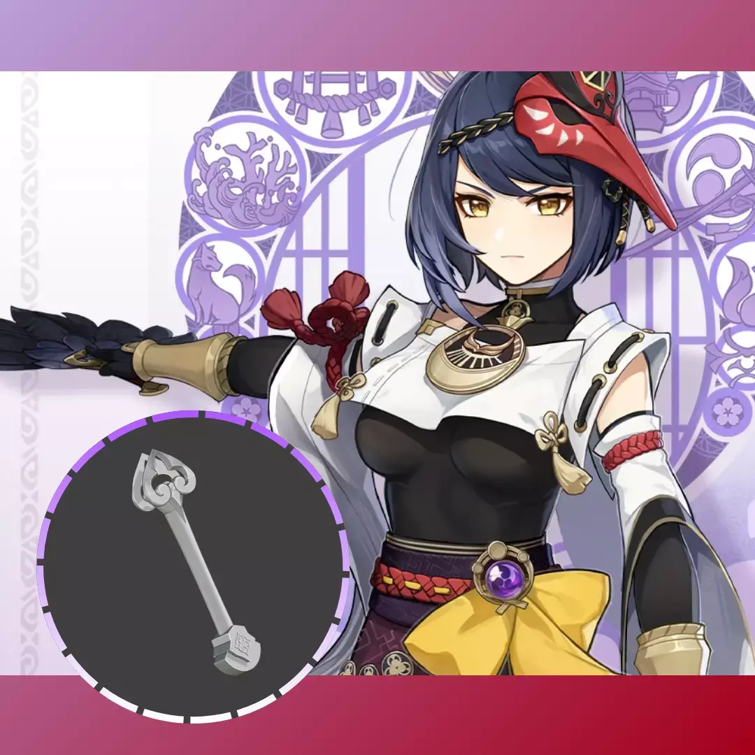 Kujou Sara Fan - Handle Part 3D print model