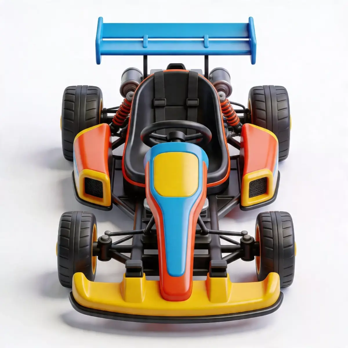 Stylized Sport Go-Kart 3D Model Low-poly 3D model