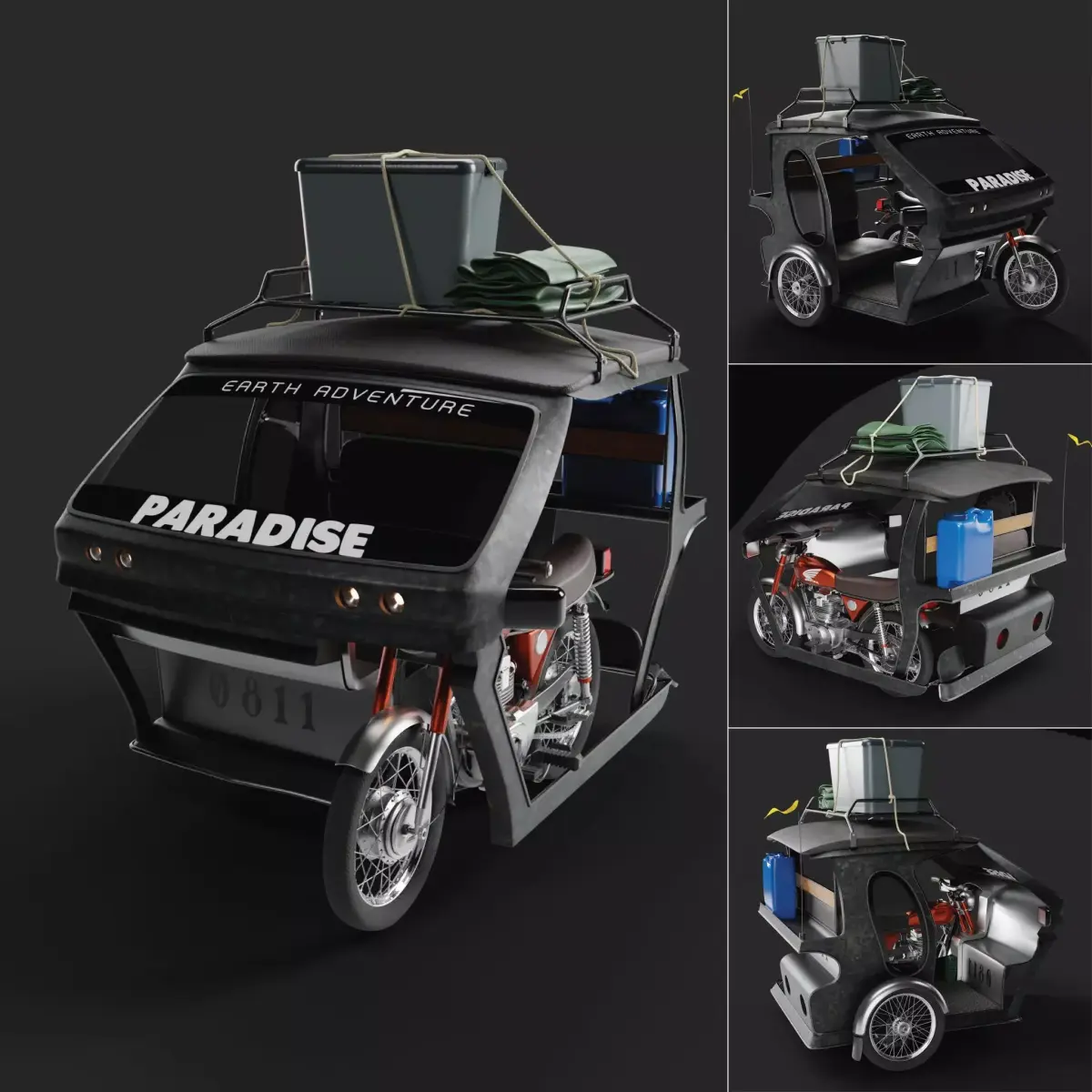 Palawan Tricycle Free 3D model