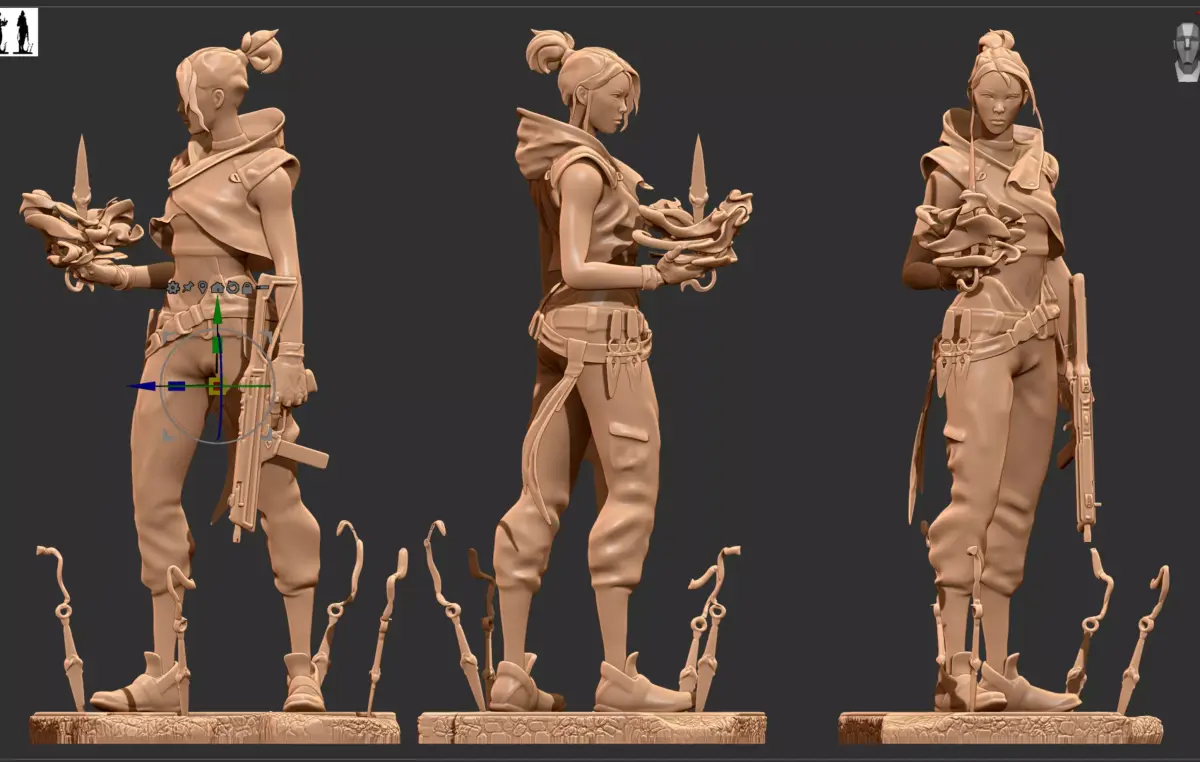 Valorant Jett 3D print model