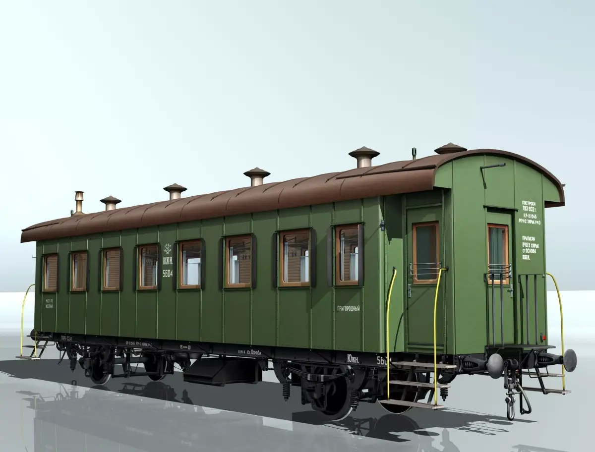 passenger carriage 3D model