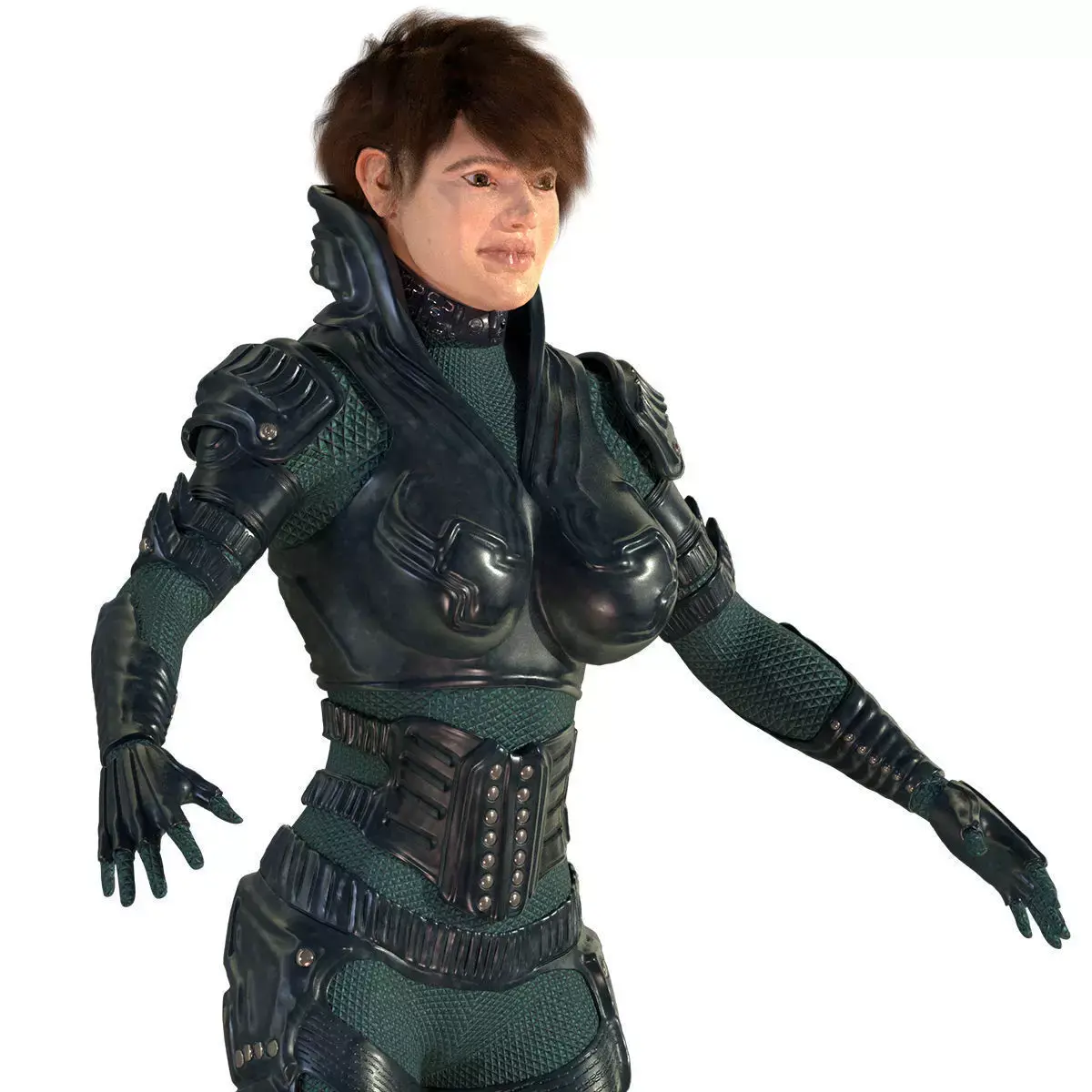 Sci-fi women Kate 3D model