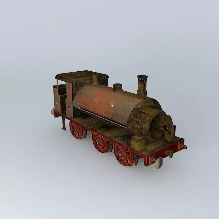 Eco Rail Track ABANDONED Dummy Old Steam Days Free 3D model