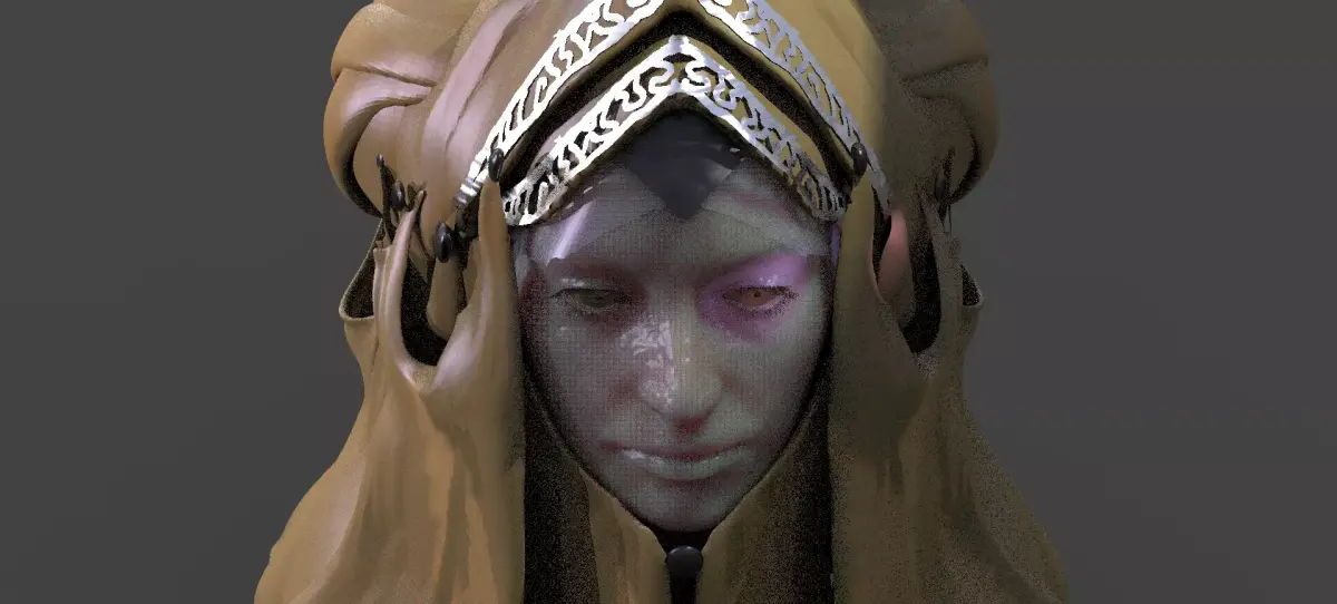 Desert Alien Headdress  3D model