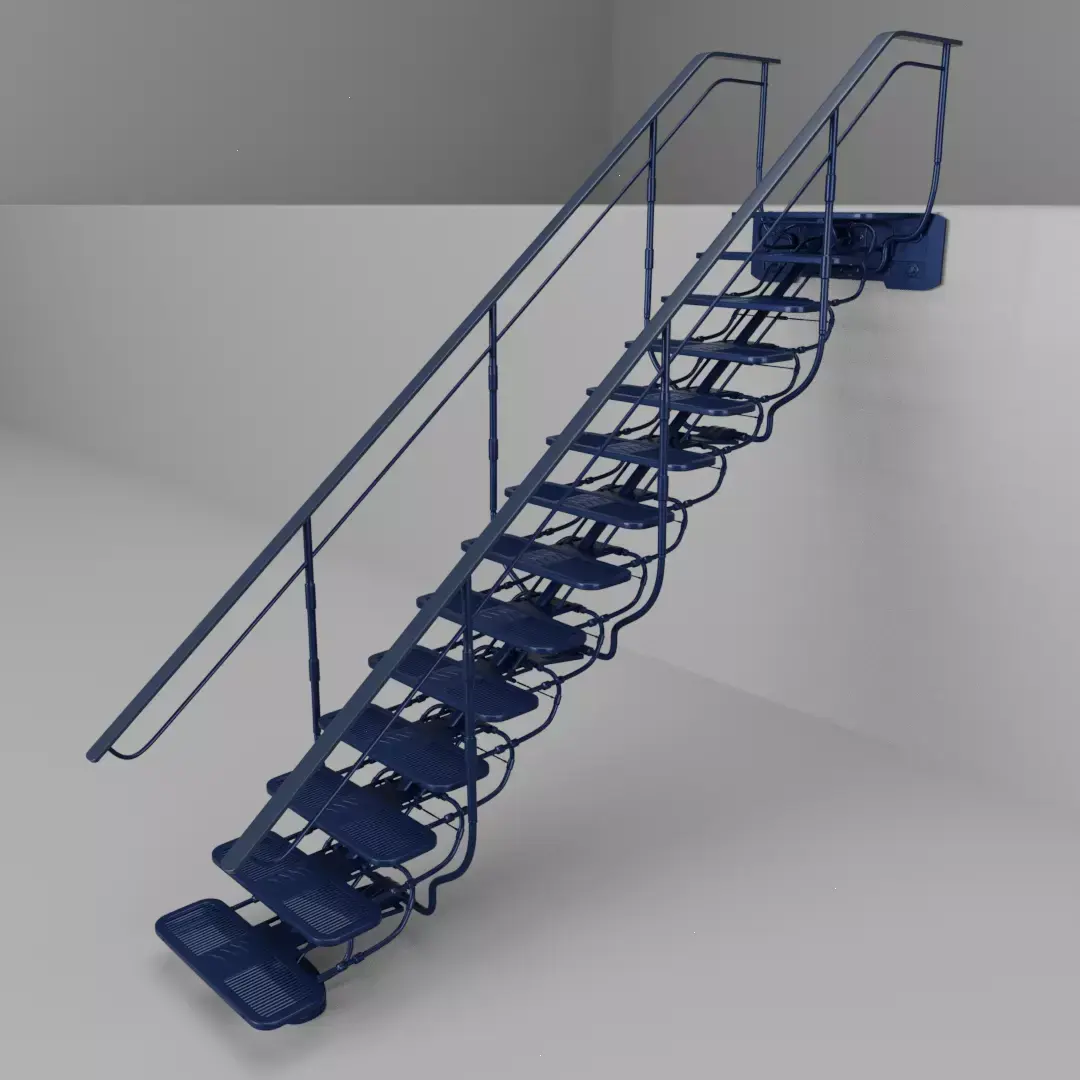 Sci Fi Stairs V1 3D model