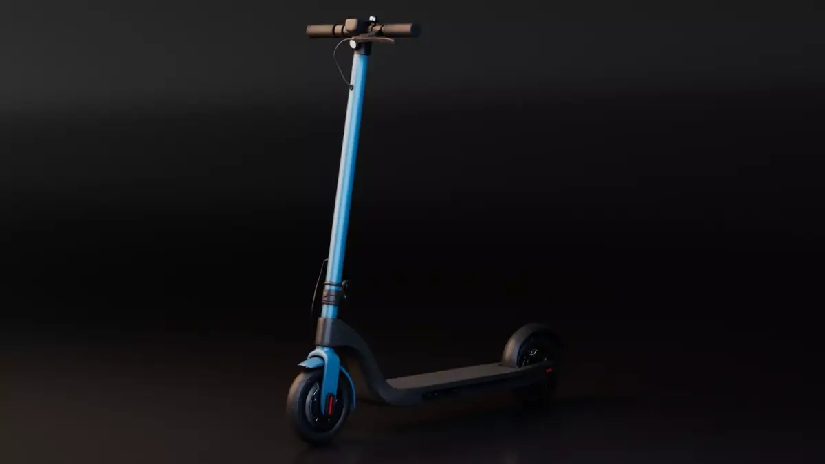 Electric Kick Scooter Low-poly 3D model