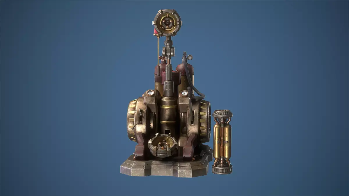 Charger Low-poly 3D model