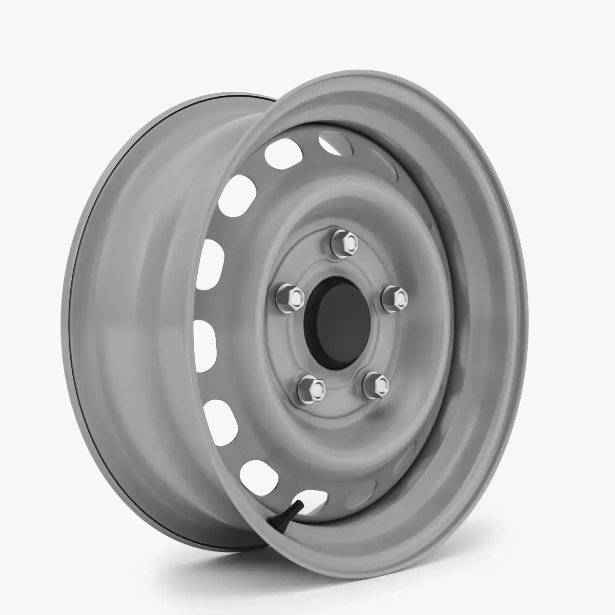 Steel Wheel Rim 3D model