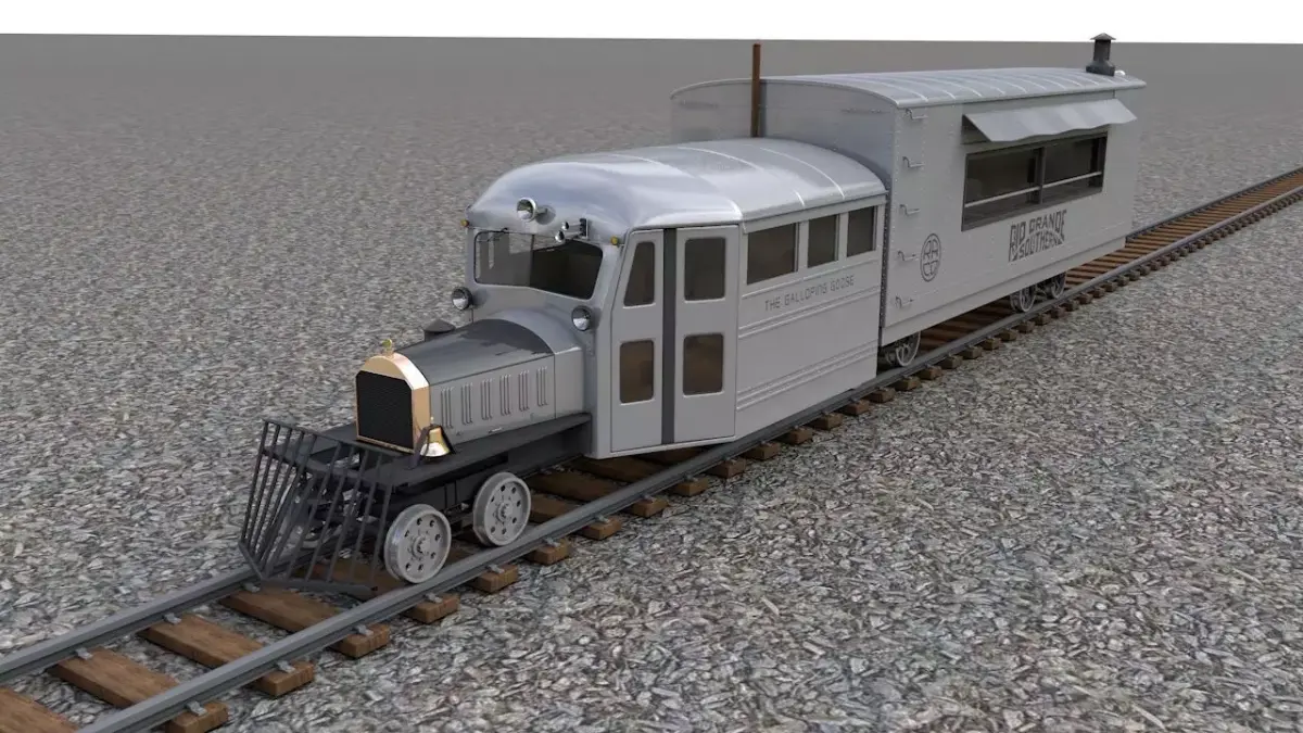 Rio Grande Southern Galloping Goose 1946 3D model