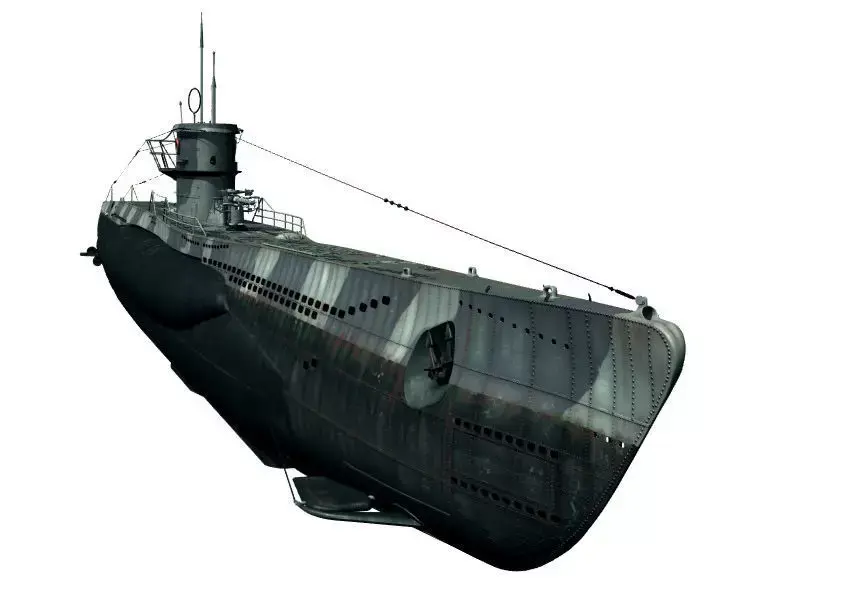 Type VIIc U-Boat 3D model